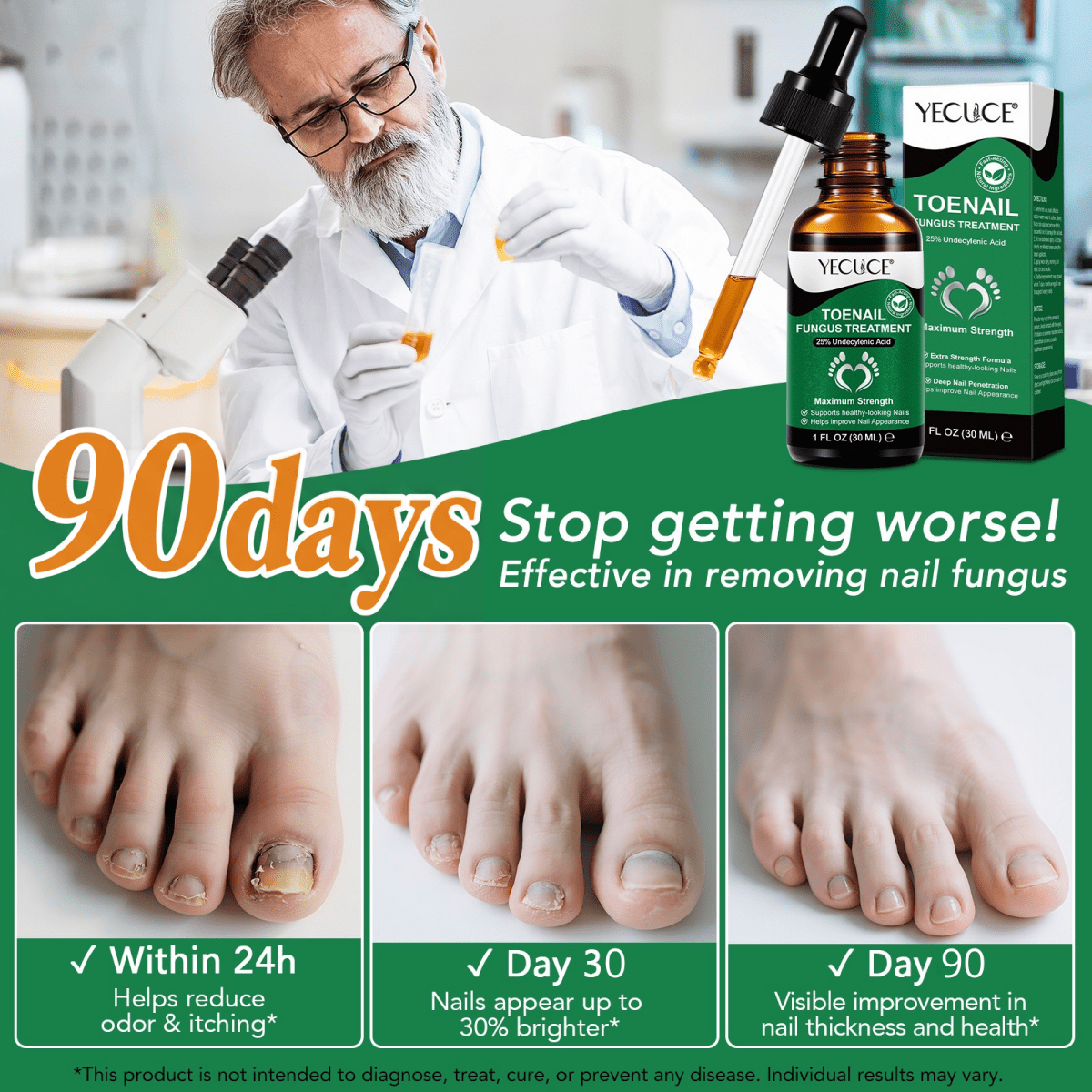 HEALO Yecuce® Toenail Fungus Treatment Oil - 30ml/1 fl.oz | + Nail File - HEALO