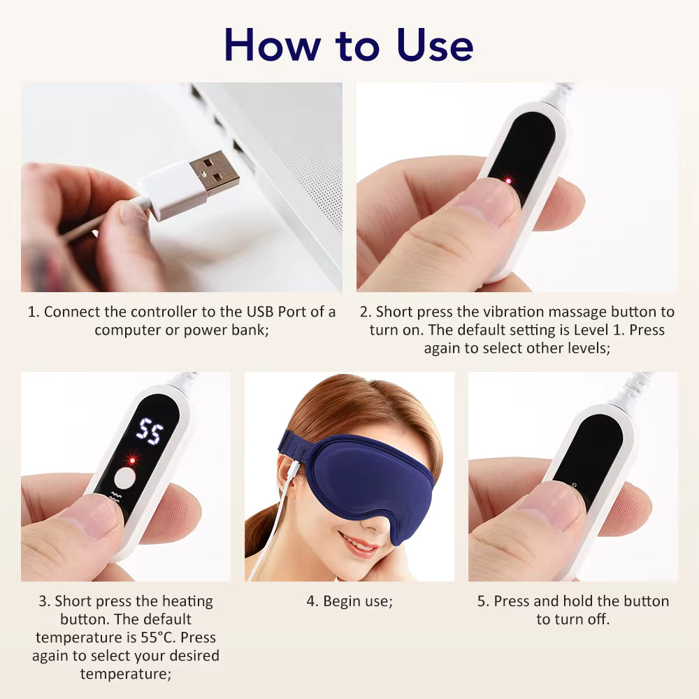 SteadyHeat Eye Mask for Dry Eyes & MGD