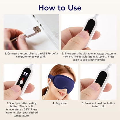 SteadyHeat Eye Mask for Dry Eyes & MGD